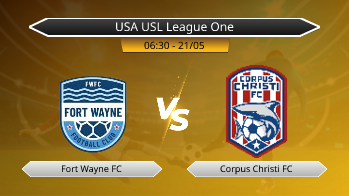 USA USL League One Fort Wayne FC VS Corpus Christi FC