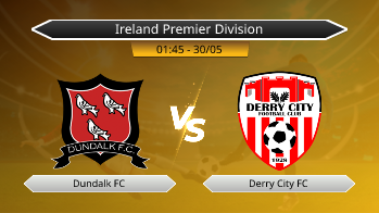 Ireland Premier Division Dundalk FC VS Derry City FC