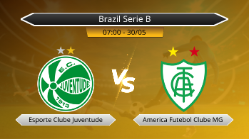 Brazil Serie B Esporte Clube Juventude VS America Futebol Clube MG